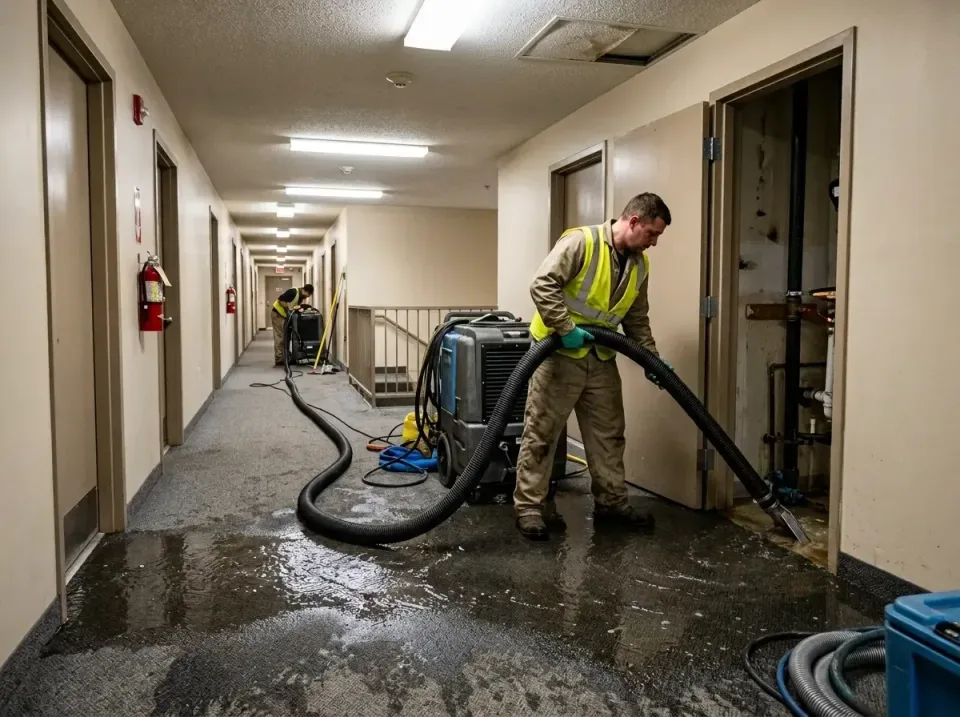 multi-unit-apartment-hallway-f-005 — frequently asked questions, Emergency Burst Pipe Water Extraction & Removal in Shady Ho…